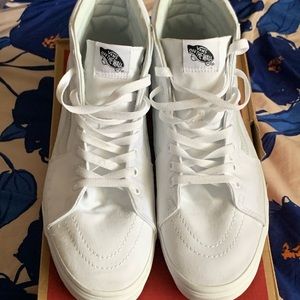 White Hi-Top Vans🥀